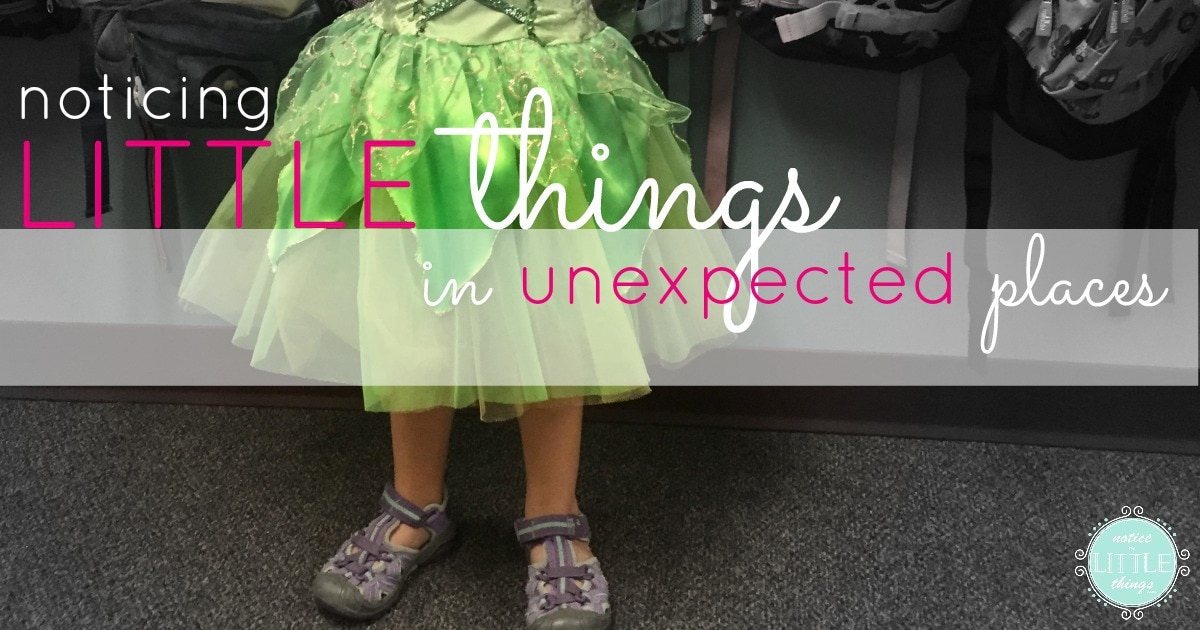 noticing LITTLE things in unexpected places • notice the ...