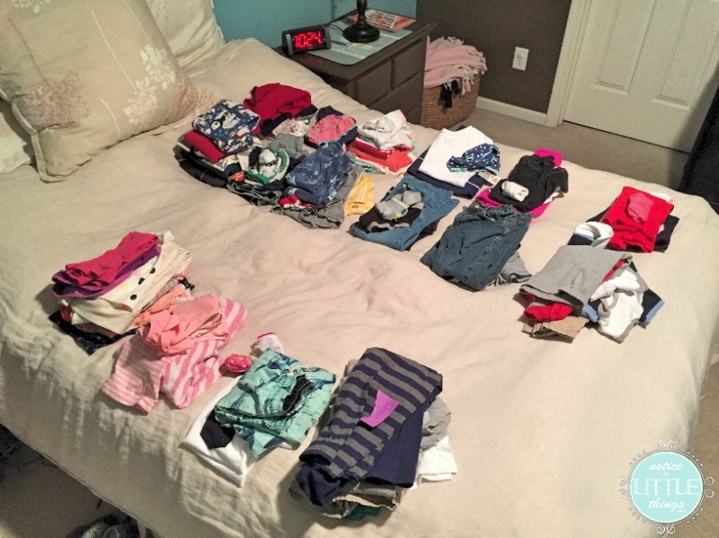 my absolute favorite way to pack for kids. it keeps our suitcases organized for the whole trip and eliminates arguments over clothes!