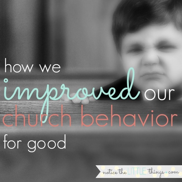 we used this simple chart to improve our kids' church behavior. before the chart, they were loud. and they moved a lot. this easy behavior chart with pictures helped them understand our behavior expectations and gave them a good incentive to follow along.
