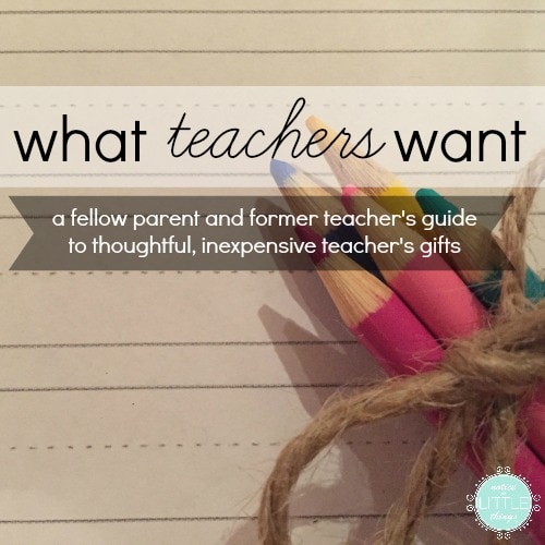 a gift giving guide for teacher gifts and teacher appreciation week