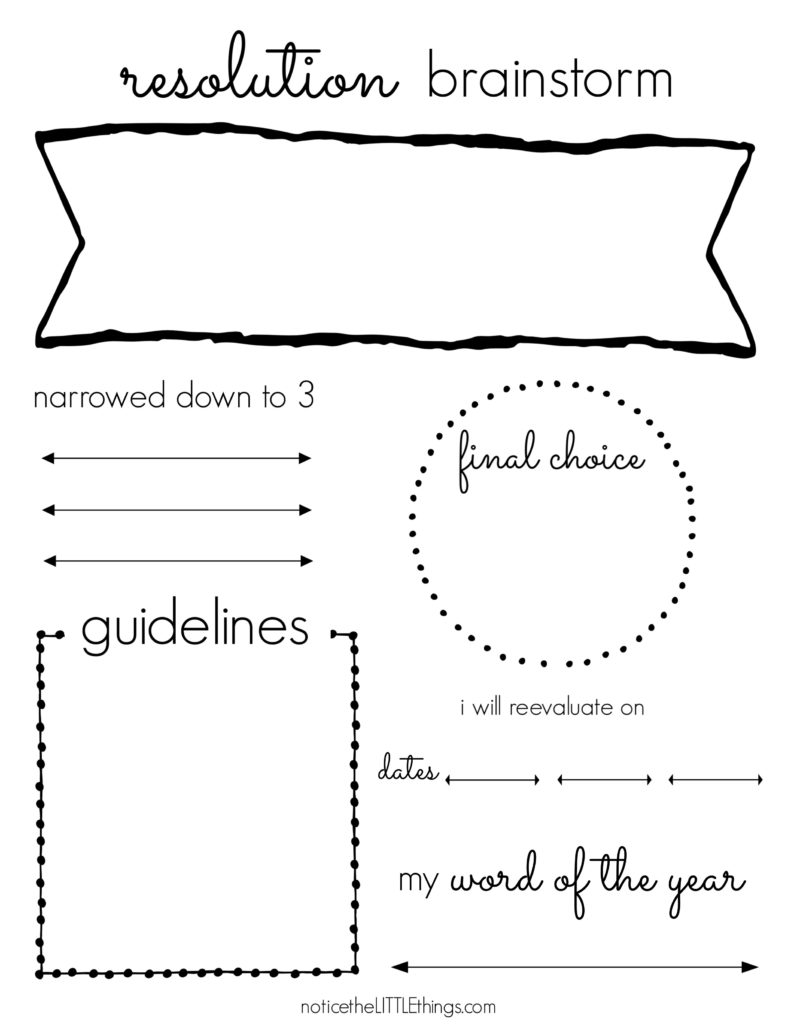 make a resolution you can keep • notice the LITTLE things