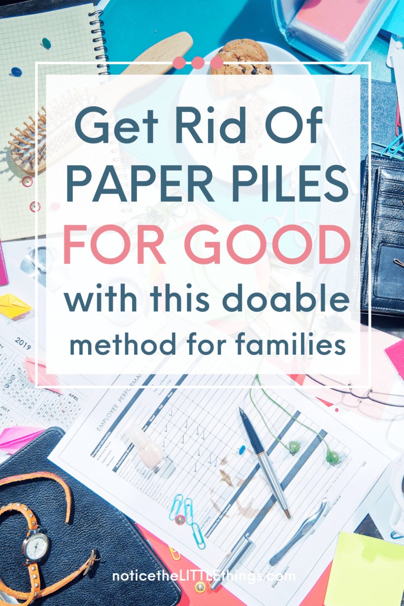 3 Steps to Start Organizing Your Family's Paper Clutter