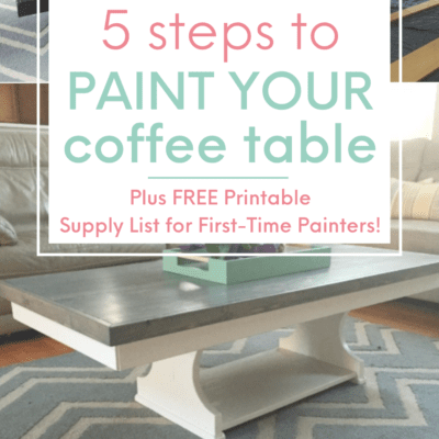 How to Paint Your Furniture in One Step