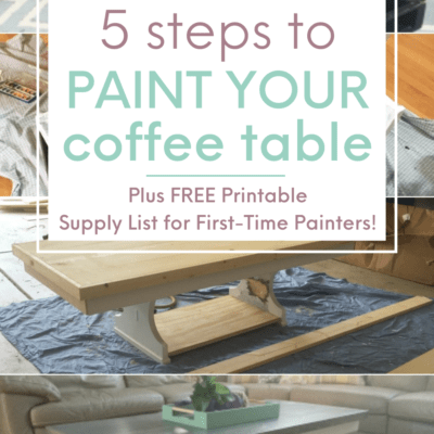 time to clean up your desk :: plus diy furniture spray painting