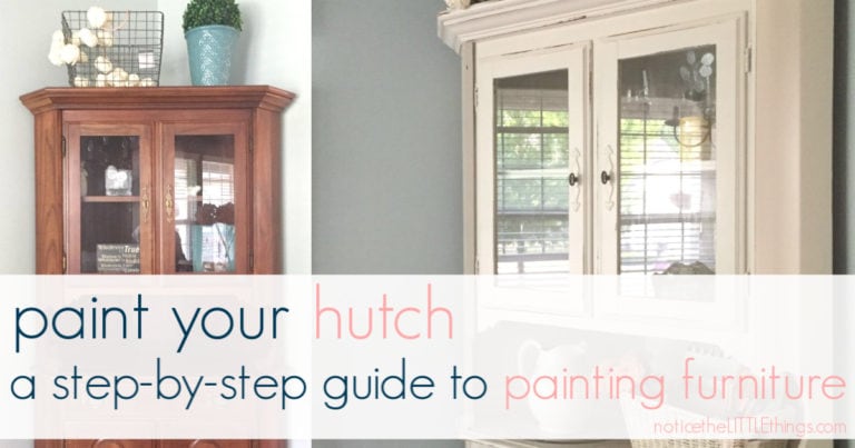 how to paint your hutch