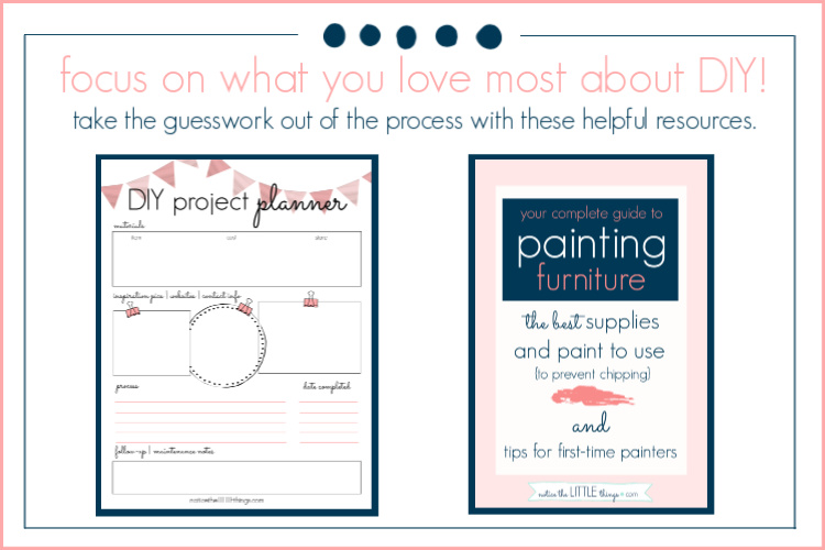 DIY project planner and furniture painting guide