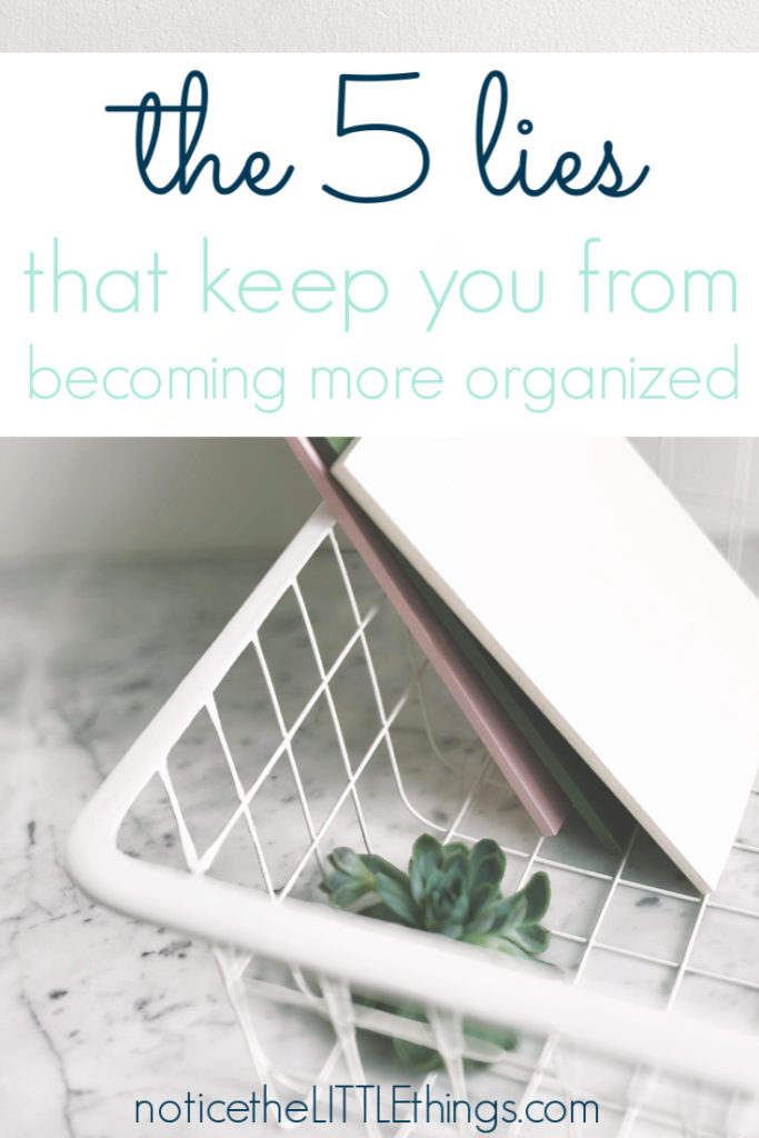 become more organized