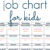 kid's job chart
