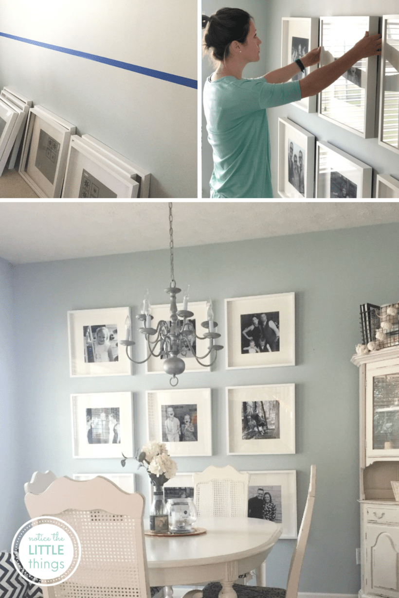 how to hang a picture straight every time • notice the LITTLE things