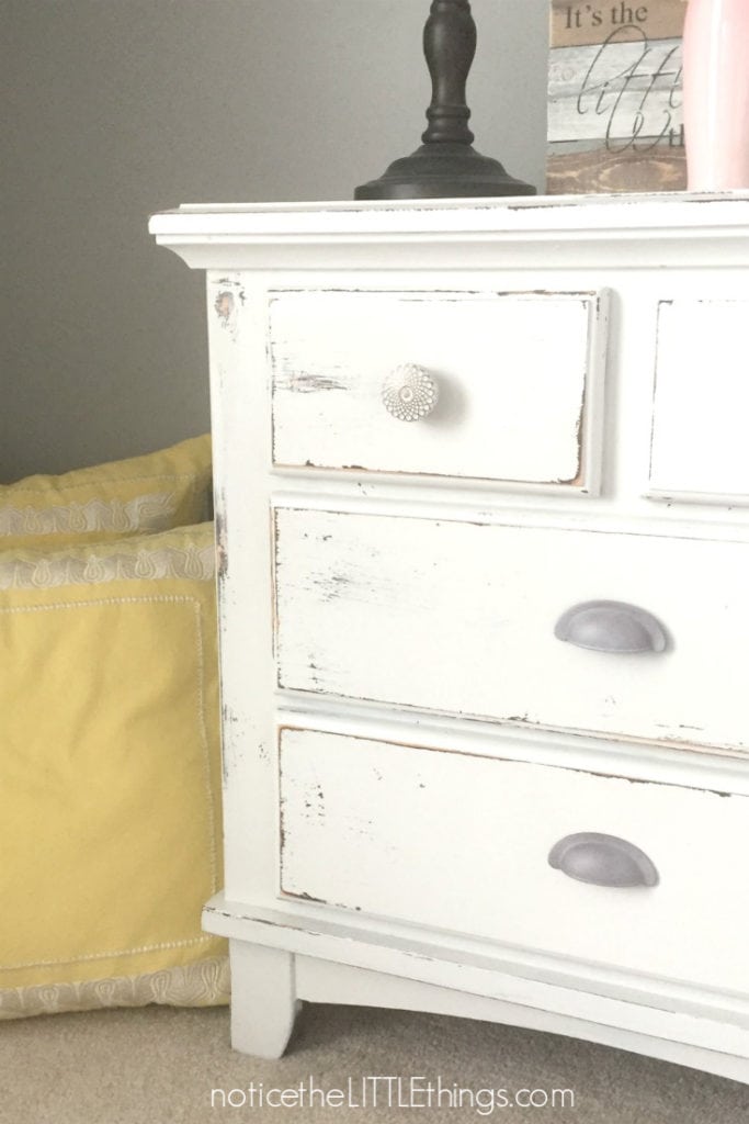 how to paint your bedroom furniture • notice the LITTLE things