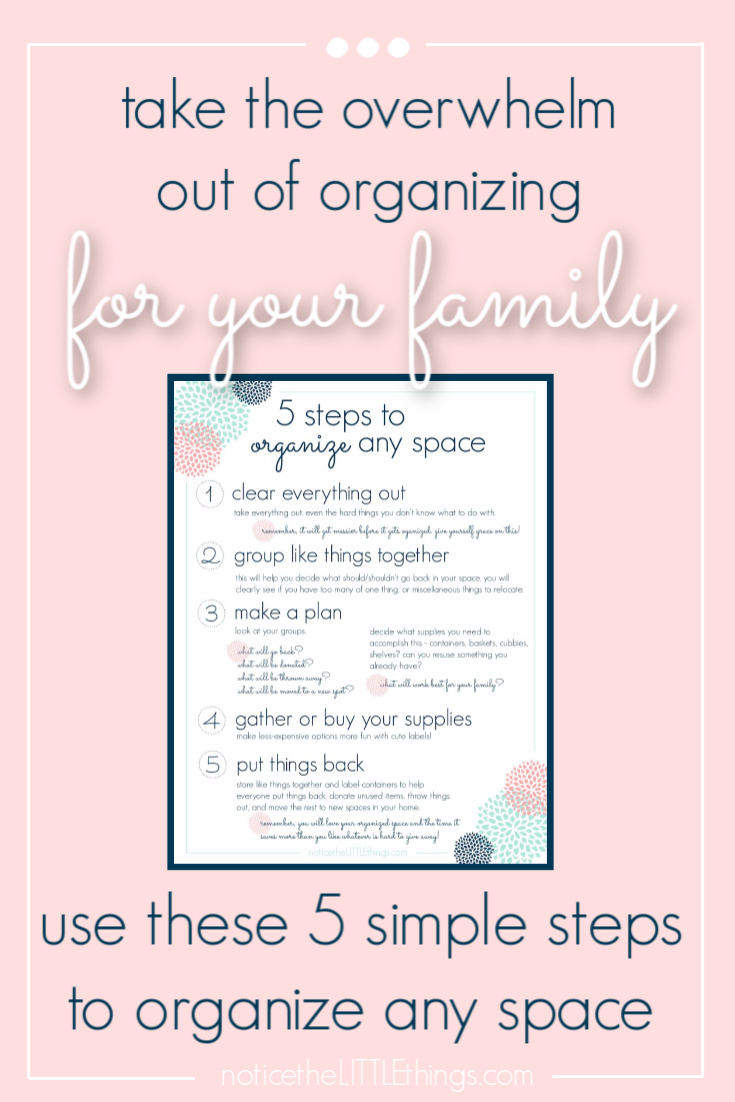 organization tips